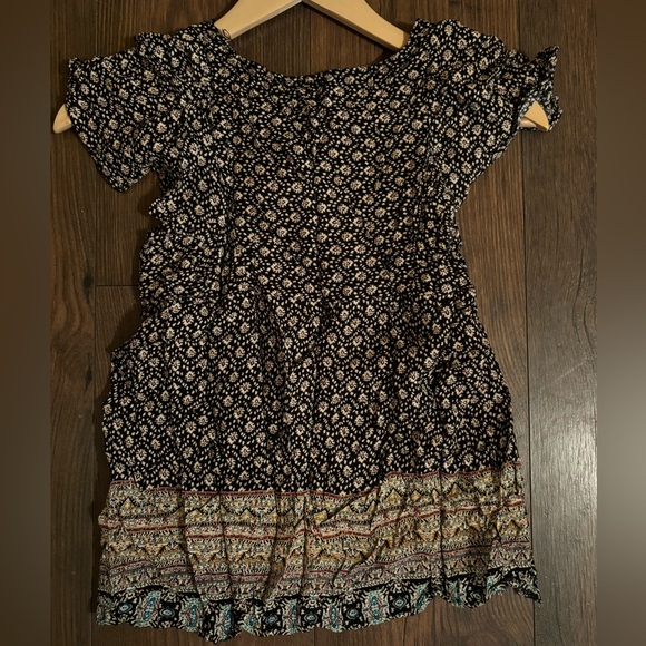 ❤️ditsy boho lace up top - Picture 4 of 4